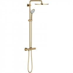 Душевая система Grohe Euphoria 26075GL0 с термостатом Холодный рассвет