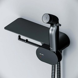 Гигиенический душ со смесителем AM.PM Like F0202622 Черный матовый