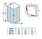 Душевая кабина WeltWasser WW500 Werra 1001 100x100 10000003224 профиль Хром стекло прозрачное