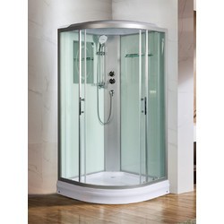 Душевая кабина WeltWasser WW500 Werra 802 80x80 10000003225 профиль Хром стекло прозрачное