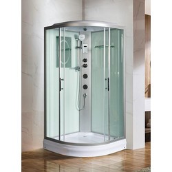 Душевая кабина WeltWasser WW500 Werra 804 80x80 10000003231 профиль Хром стекло прозрачное