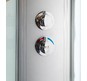 Душевая кабина WeltWasser WW500 Werra 804 80x80 10000003231 профиль Хром стекло прозрачное