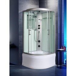 Душевая кабина WeltWasser WW500 Halle 1004 100x100 10000003249 профиль Хром стекло прозрачное
