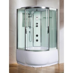 Душевая кабина WeltWasser WW500 Emmer 12055 120x120 10000003289 профиль Хром стекло прозрачное