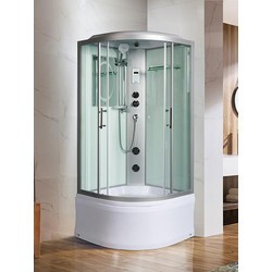 Душевая кабина WeltWasser WW500 Halle 804 80x80 10000003247 профиль Хром стекло прозрачное