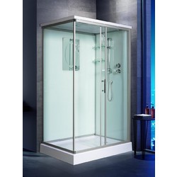 Душевая кабина WeltWasser WW500 Laine 1212 120x90 10000003275 профиль Хром стекло прозрачное
