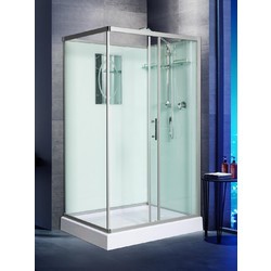 Душевая кабина WeltWasser WW500 Laine 1211 120x90 10000003274 профиль Хром стекло прозрачное