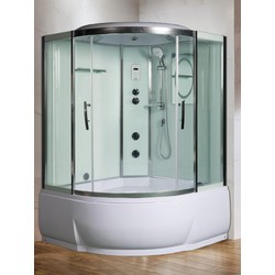 Душевой бокс WeltWasser WW500 Emmer 13555 135x135 10000003290 профиль Хром стекло прозрачное
