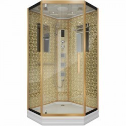 Душевая кабина Niagara Lux NG-7717G 100x100 с гидромассажем