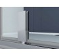 Душевой уголок Vincea Penta 100х100 VSP-3P100CLB профиль Черный стекло прозрачное