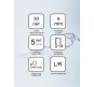 Душевой уголок Ravak Brilliant BSRV4-100 100х100 1UVAAA00Z1 профиль Хром стекло Transparent