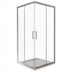 Душевой уголок Good Door Latte CR-80-C-WE 80x80 профиль Белый стекло прозрачное