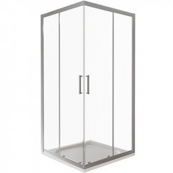 Душевой уголок Good Door Latte CR-100-C-WE 100x100 профиль Белый стекло прозрачное
