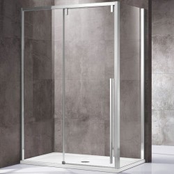 Душевой уголок Vincea Lugano 130х100 VSR-1L1013CL-1 профиль Хром стекло прозрачное