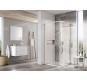 Душевой уголок Ravak Blix Slim BLSRV2-80 80x80 X1LM40C00Z1 профиль Хром стекло Transparent