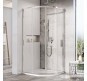 Душевой уголок Ravak Blix Slim BLSCP4-80 80x80 X3BM40C00Z1 профиль Хром стекло Transparent