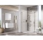 Душевой уголок Ravak Blix Slim BLSCP4-80 80x80 X3BM40C00Z1 профиль Хром стекло Transparent
