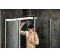 Душевой уголок Ravak Matrix MSDPS 110x80 L 0WLD4100Z1 профиль Белый стекло Transparent