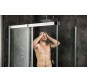 Душевой уголок Ravak Matrix MSDPS 110x80 L 0WLD4100Z1 профиль Белый стекло Transparent