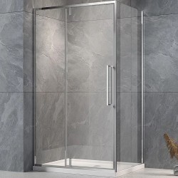 Душевой уголок Veconi Rovigo RV-034 110x90 RV034-11090-01-C7 профиль Хром стекло прозрачное