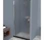 Душевая дверь BelBagno Uno 90 UNO-B-1-90-P-Cr профиль Хром стекло рифленое