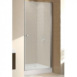 Душевая дверь Cezares Eco 90 ECO-O-B-1-90-P-Cr профиль Хром стекло рифленое