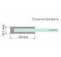 Душевая дверь WasserKRAFT Dill 120 61S05 профиль Черный матовый стекло прозрачное