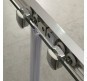 Душевая дверь BelBagno Unique 200 UNIQUE-BF-2-170/200-M-Cr профиль Хром стекло матовое