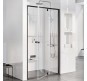 Душевая дверь Ravak Pivot PDOP2-120 03GG0300Z1 профиль Черный стекло Transparent