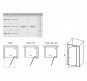 Душевая дверь Ravak Pivot PDOP2-120 03GG0300Z1 профиль Черный стекло Transparent