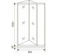 Душевая дверь Good Door Infinity SD-90-C-CH 90 профиль Хром стекло прозрачное
