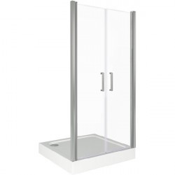 Душевая дверь в нишу Good Door Fantasy SD-90-C-CH 90 профиль Хром стекло прозрачное