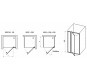 Душевая дверь Ravak Supernova SDOP-90 03V701O2Z1 профиль Белый стекло Transparent