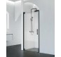 Душевая дверь BelBagno Marmi 90 MARMI-B-1-90-C-NERO профиль Черный стекло прозрачное