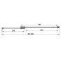 Душевая дверь Vincea Extra 90 VDP-1E8090CG профиль Хром стекло тонированное