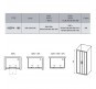 Душевая дверь Ravak 10° 10DP4 190 0ZKL0C00Z1 профиль Хром стекло Transparent