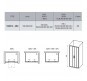 Душевая дверь Ravak 10° 10DP4 200 0ZKK0C00Z1 профиль Хром стекло Transparent