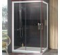Душевая дверь Ravak 10° 10RV2K-110 1ZJD0100Z1 профиль Белый стекло Transparent