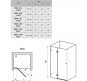Душевая дверь Ravak Brilliant BSD2-90 A R 0UP7AA00Z1 профиль Хром стекло Transparent
