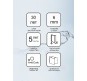 Душевая дверь Ravak Smartline SMSD2-90 В R 0SP7BA00Z1 профиль Хром стекло Transparent
