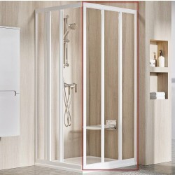 Душевая дверь Ravak Supernova ASRV3-90 15V70102Z1 профиль Белый стекло Transparent