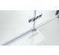 Душевая дверь BelBagno Kraft 90 KRAFT-B-12-60/30-C-Cr-L профиль Хром стекло прозрачное