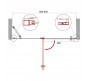 Душевая дверь BelBagno Etna 90 ETNA-B-12-60/30-C-Cr профиль Хром стекло прозрачное