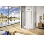 Душевая дверь Good Door Orion WTW-PD-90-G-CH 90 профиль Хром стекло Grape