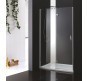 Душевая дверь Cezares Bergamo 90 L BERGAMO-W-B-12-90-C-Cr-L профиль Хром стекло прозрачное