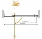 Душевая дверь Cezares Slider 80 SLIDER-B-1-70/80-GRIGIO-Cr профиль Хром стекло серое