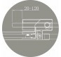 Душевая дверь Cezares Slider 90 SLIDER-B-1-80/90-BR-Cr профиль Хром стекло бронзовое