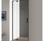 Душевая дверь Cezares Slider 90 SLIDER-B-1-80/90-C-NERO профиль Черный матовый стекло прозрачное