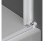 Душевая дверь Vincea Alpha 90 VDP-3AL900CL профиль Хром стекло прозрачное
