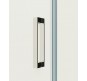 Душевая дверь Vincea Extra 90 VDP-1E8090CLB профиль Черный стекло прозрачное